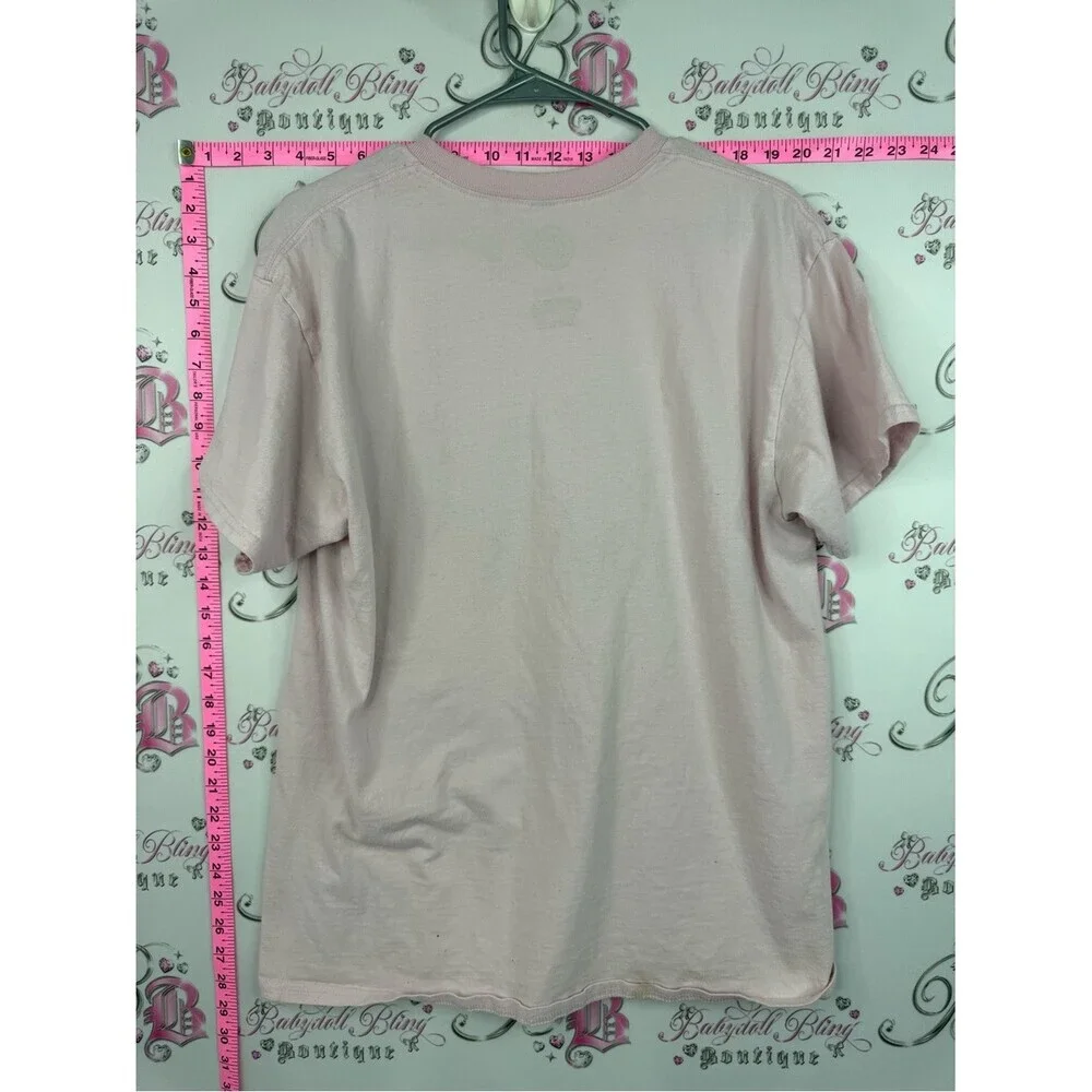 Odd Future tshirt top Light Pink Donut Cat Graphic Tee